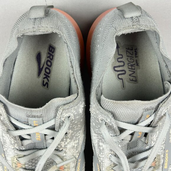 Brooks Levitate 3 Athletic Running Shoes Womens 10 Gray Purple Copper Low Top - Picture 8 of 10